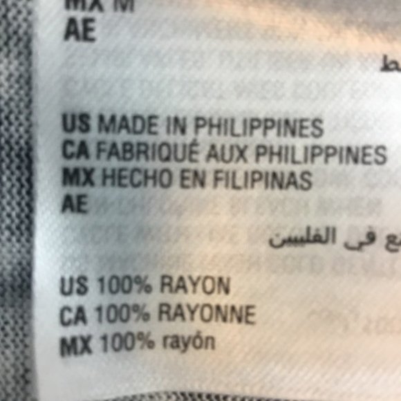 INC International Concepts Printed Short Sleeve Top Medium NWT Black/Brown/White - Picture 6 of 6